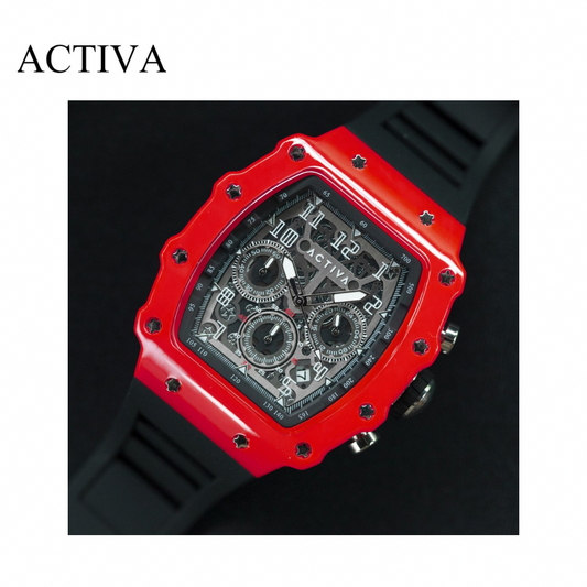 Activa - Skeleton Dial Red Men 44.3mm (acw2305-020) 50m