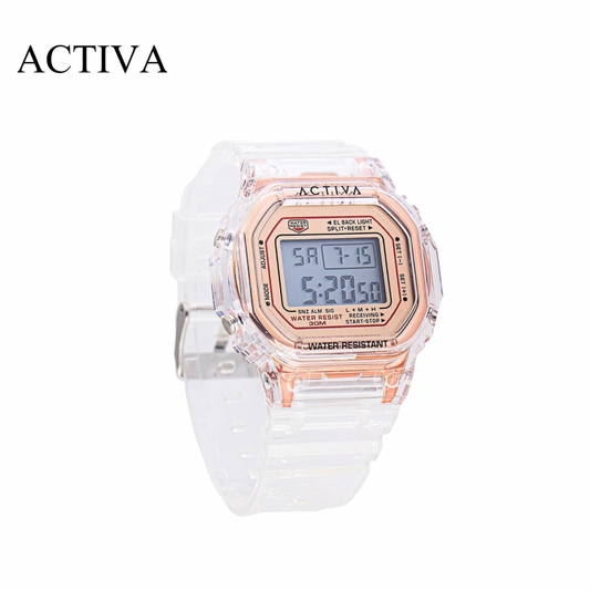 (Por Llegar) Activa - Retro  Digital Clear 44.5mm (acw424-006)