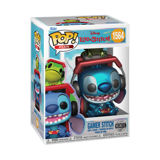 Lilo & Stitch - Gamer Stitch Metalico