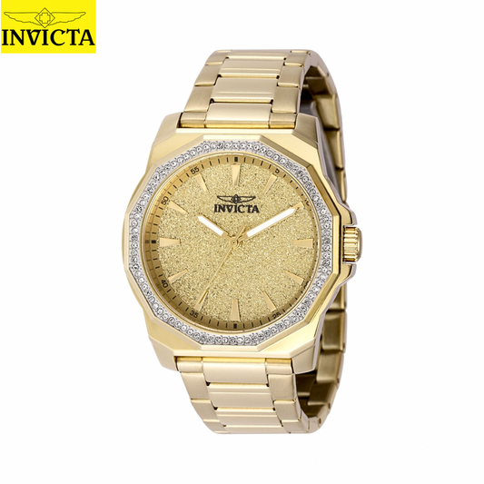 Invicta - Speedway Exclusive Bright 42mm Bisel AP Gold (49127) 30m