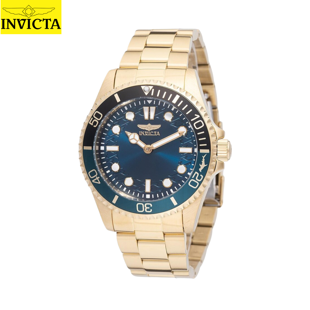 Invicta - Pro Diver Gold /Blue dial 43mm (49707) 100m