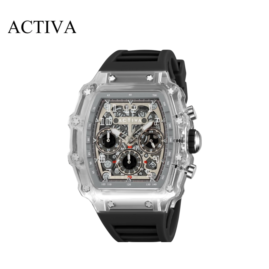 Activa - Fury Exclusive Transparent  Skeleton Dial 44.3mm (Acw2305-005) 50m