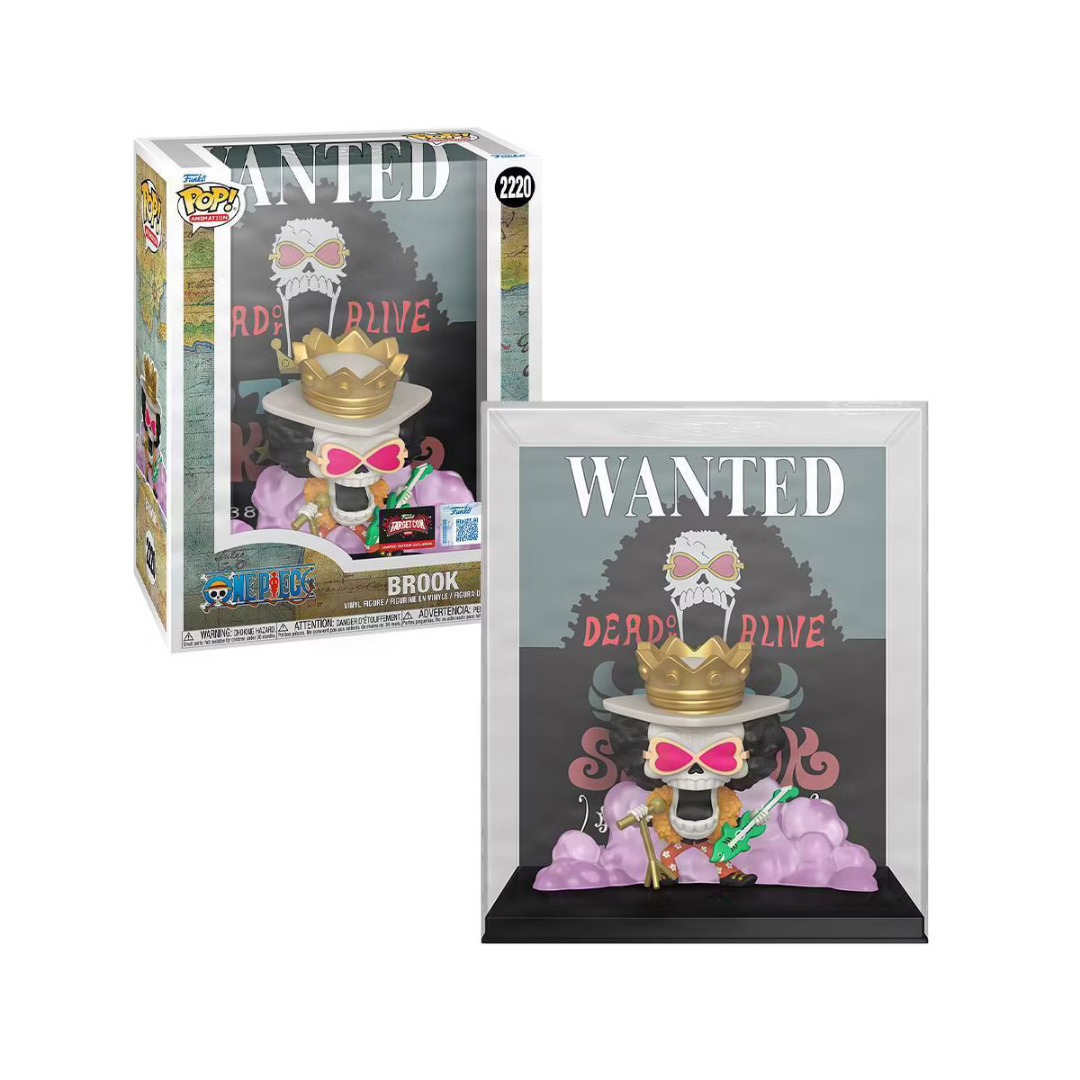 One piece - Brook Poster Target Con Sticker