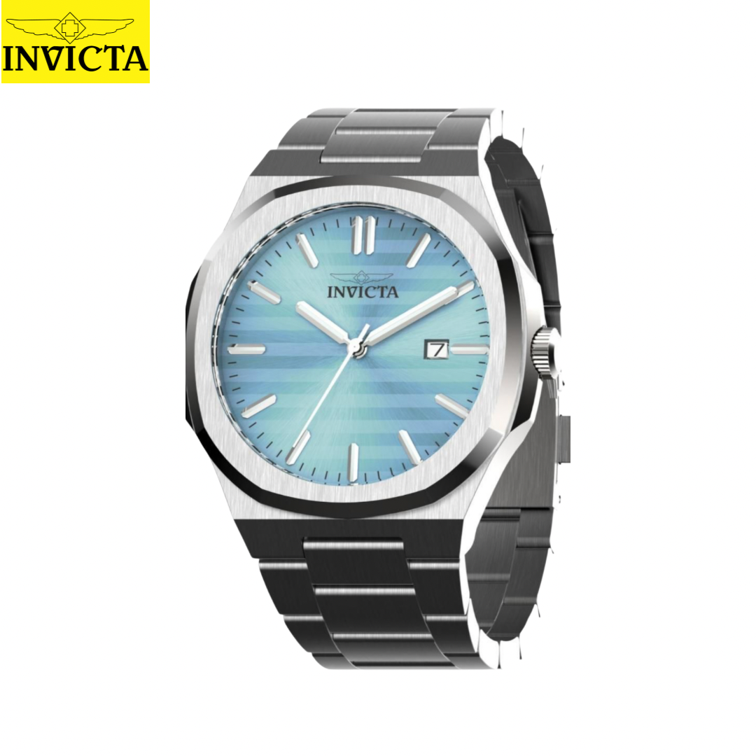 Invicta - Speedway (Patek Bisel) Light Blue Dial Date 43mm (50173) 50m