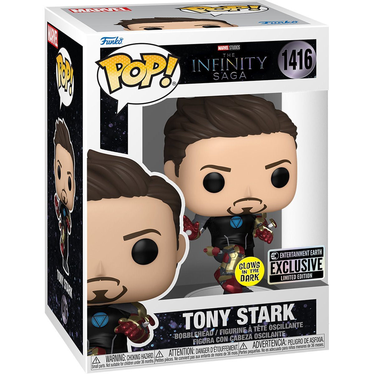 Iron Man- Tony Stark EE glow in the darn