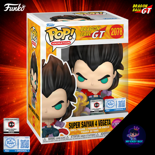 (Preorden Sept-Oct) Dragon Ball Gt - Vegeta Flocked Chalice Colecctible Pre Release Exclusive Pop
