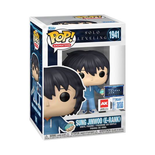 Solo leveling - Sung Jinwoo (E-Rank) Anime Expo 2025  Sticker Con Presencial Exclusive (Protector Acrilico)