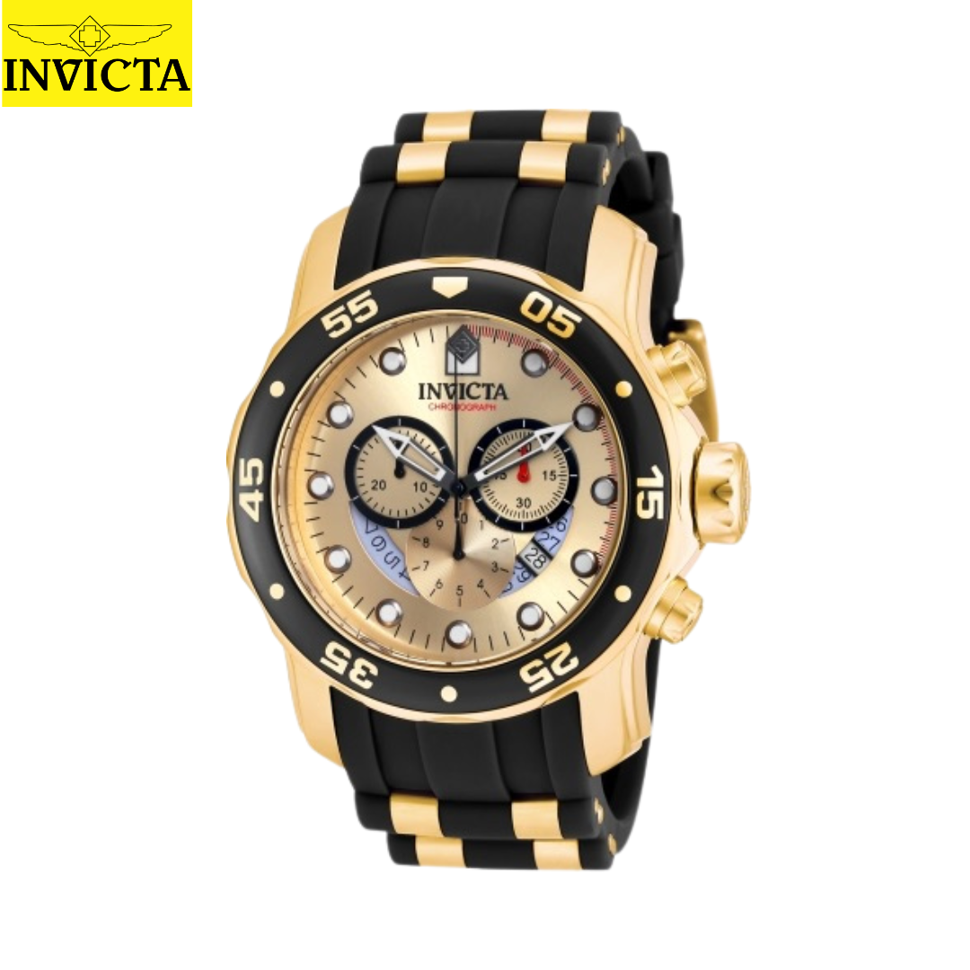 Invicta - Pro Diver Scuba 48mm Black/gold Dial (17566) 100m