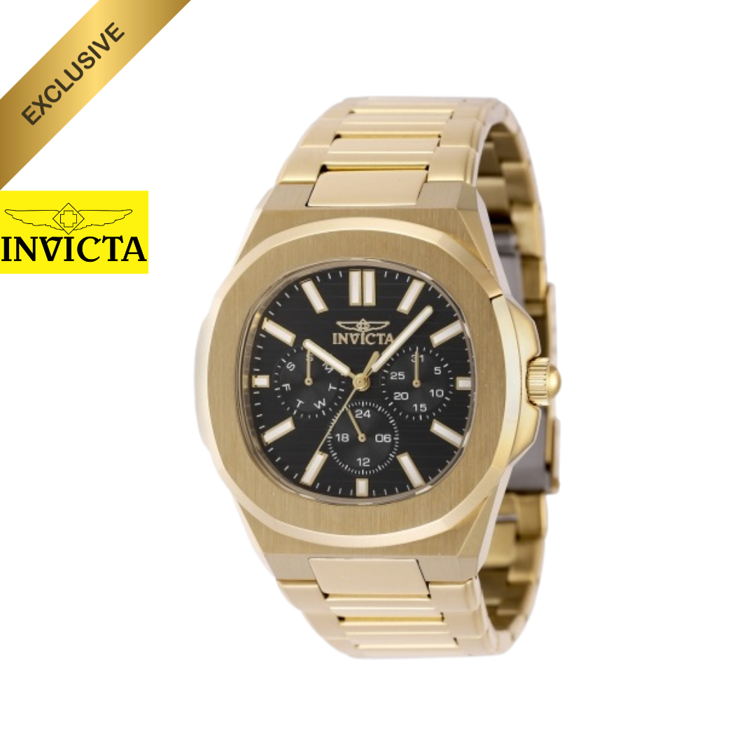 Invicta - Speedway (patek) Exclusive Gold Green Dial multi 41mm (48521) 50m