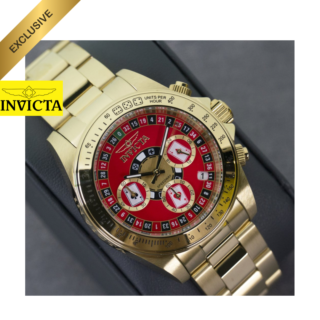 Invicta - Speedway Exclusive Monte Carlo Limited Edition (39.5mm) (50496) (20atm)