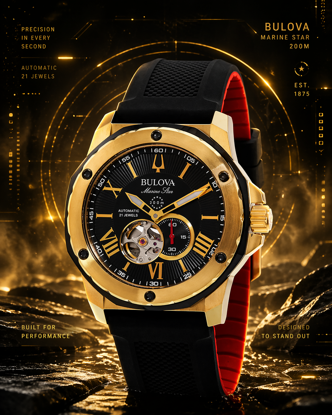 (Reserva) Bulova - Marine Star 98A272 45mm 20atm
