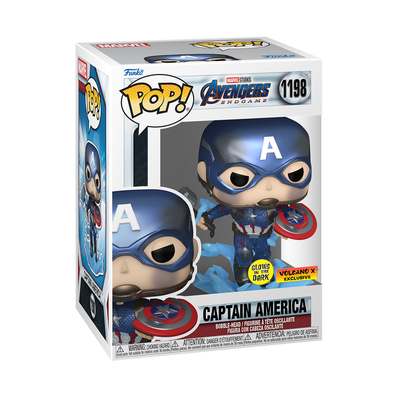 Avengers - Capitan America glow in the Dark Volcano Exc