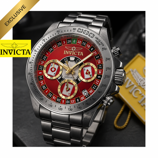Invicta - Monte Carlo Speedway Silver Exclusive 39.5mm (50494) 20atm