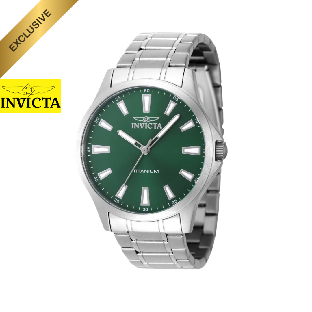 Invicta - Ti-22 Titanium green dial 43mm (47518) 50m