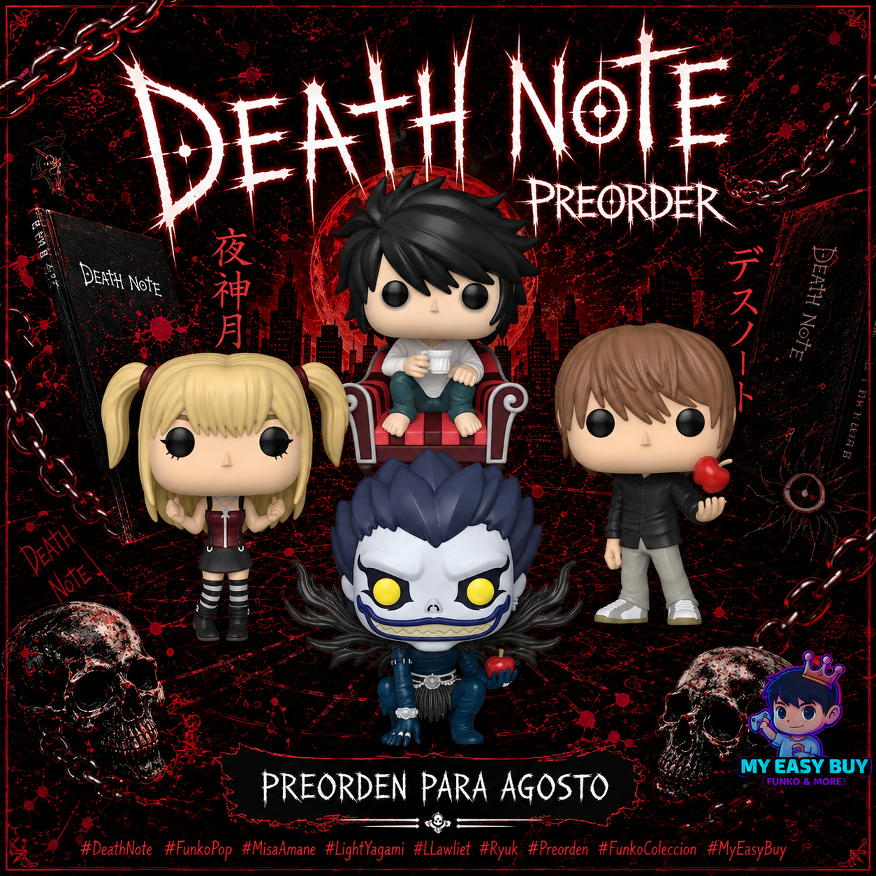 (Preorden) Death Note - Funko Pack Death Note