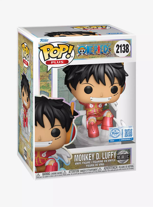 One Piece - Luffy EggHead metallic pop plus Hot topic exc