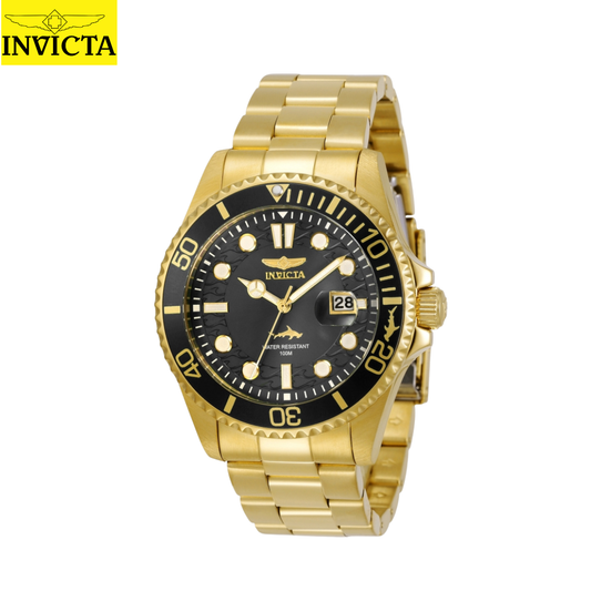 Invicta - Pro Diver Light Gold Black Dial 43mm (30026) 10atm