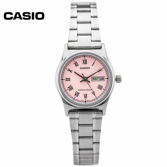 Casio - LTPV006D Women Pink Dial Date 25mm (30m)