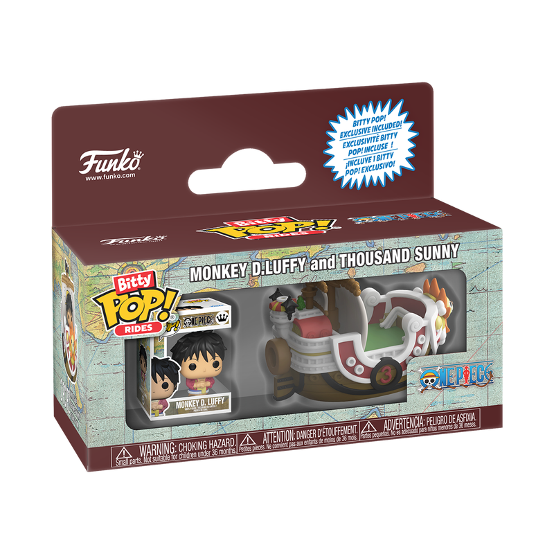 One Piece - Luffy with sunny bitty pop