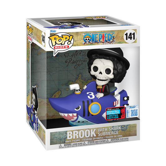 One Piece - Brook with shark submerge fall convention 2025 pop ride