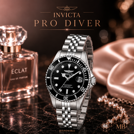 Invicta - Women Pro Diver Black Dial 34mm (29186) 10atm