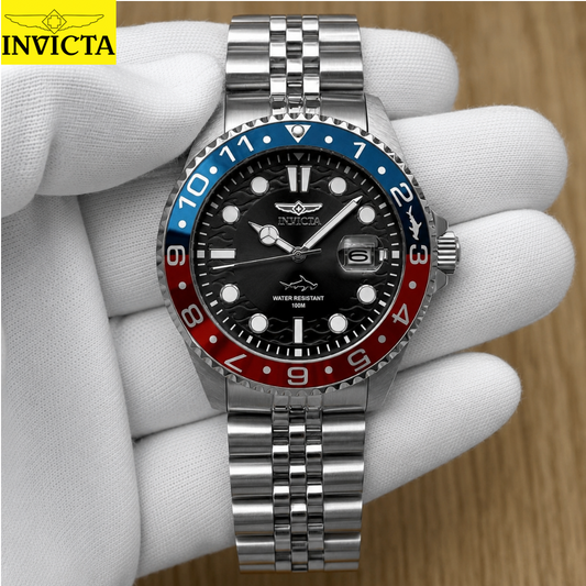 Invicta - Pro Diver Heritage (pepsi) Blue/Red Bisel / Dial Negro 43mm (30619) 100m