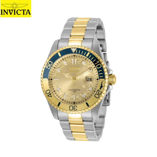 Invicta - Pro Diver Currentwave Dual Tone Blue Champagne Gold 43mm (30948) 100m