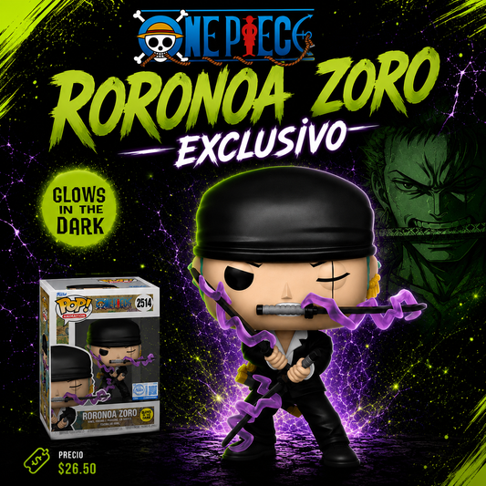 (Preorden Nov) One Piece - Zoro Glow Gamestop Exclusive