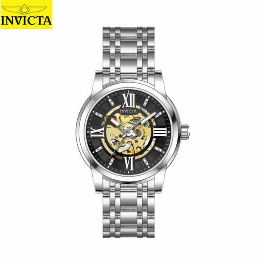 Invicta - Invicta Objet D Art Automatic  Watch w/ Skeleton Dial - 41mm, Silver Black dial (69132)