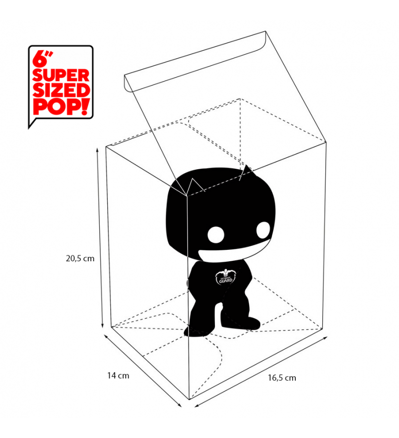 Protector  Funko pop 6"