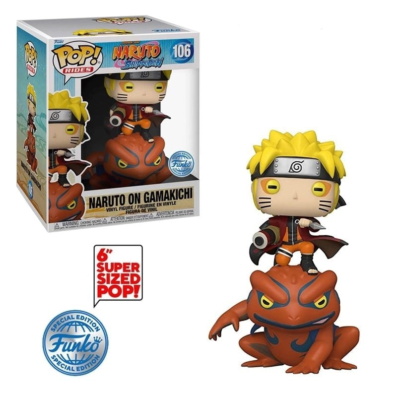 Naruto - Naruto On Gamakichi