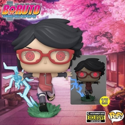 Boruto - Sarada Uchiha with Sharingan Glow EE